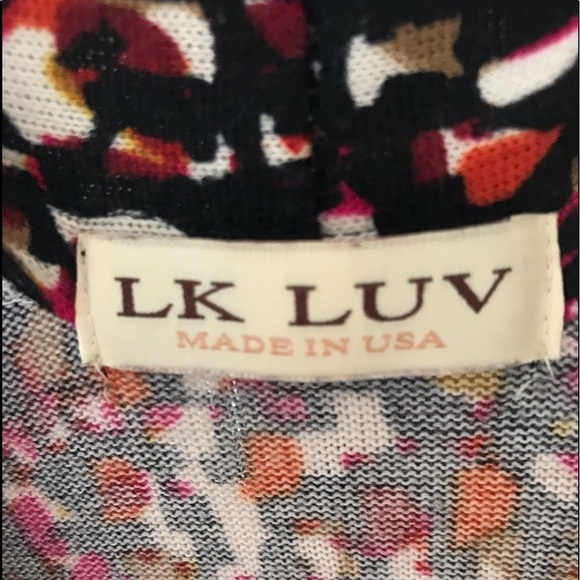 LK Luv Woman’s lightweight Open Front LS Cardigan *L* - Picture 3 of 4